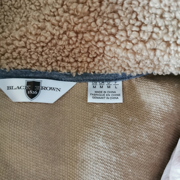 Black Brown 1826 Teddy Bear Sweatshirt Size Medium - Picture 3 of 8